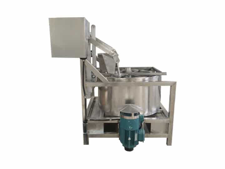 upper discharge de-oiling machine