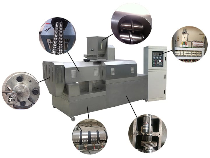 Estrutura da máquina de sopro de salgadinhos