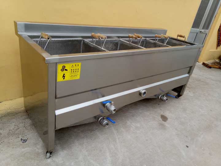 200kg electric batch frying machine