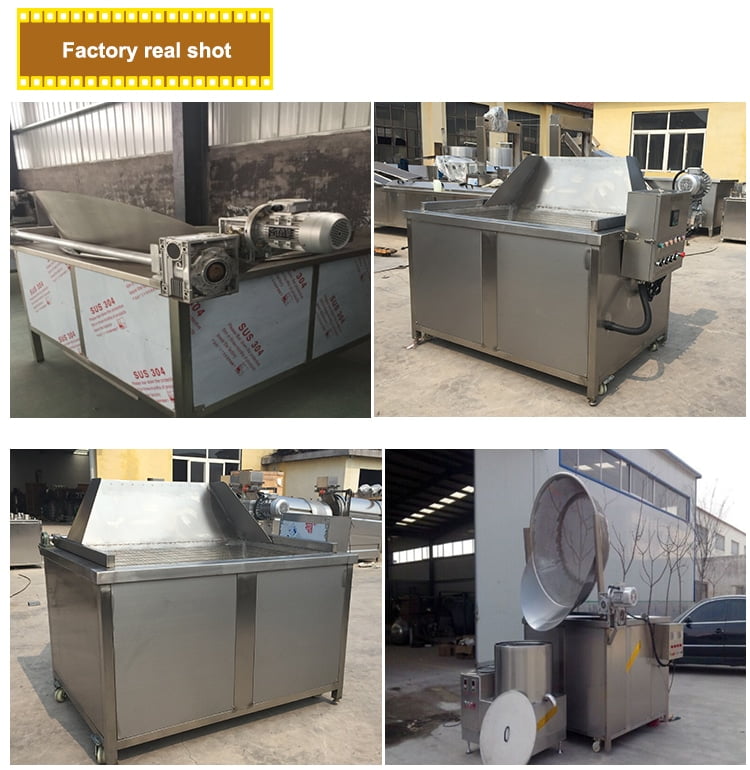 automatic discharging fryer