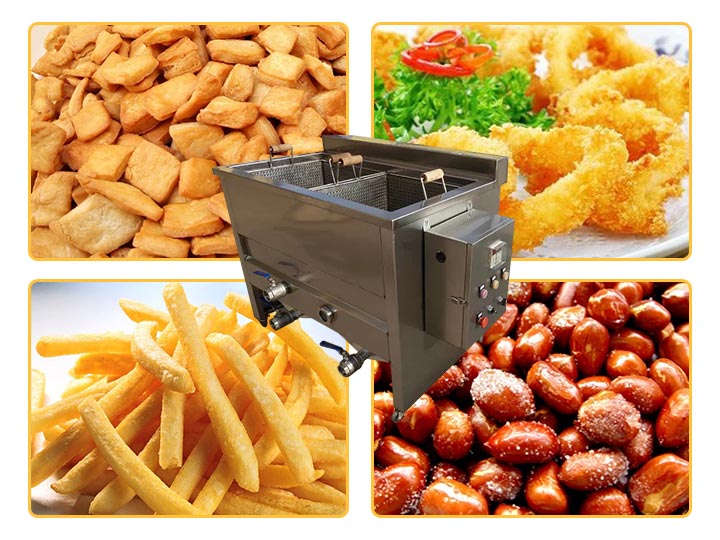 Semi-automatic frying machine application