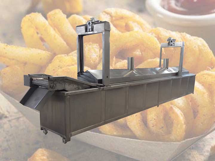 Industrial continuous frying machine