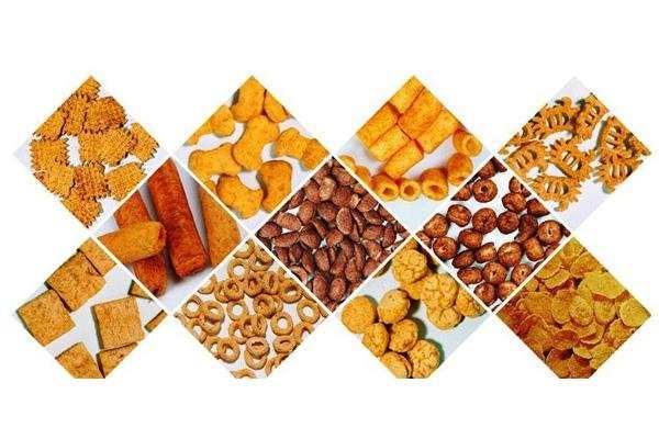 Máquina sazonadora de alimentos para snacks inflados