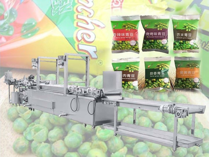 Automatic fried peas making machines