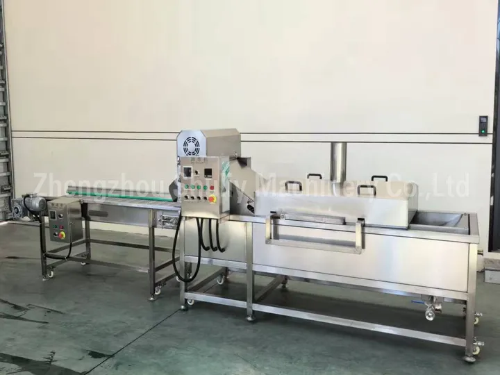 Gas falafel frying machine