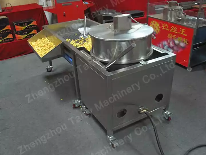 Popcorn Making Machine 8 Popcorn making machine in production