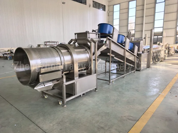 Línea de producción de fritura totalmente automática