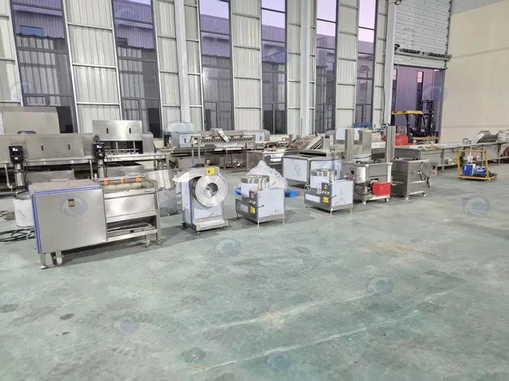 Semi-Automatic Potato Chip Production Line 1 Commercial semi-automatic potato chip production line