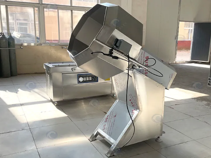 Semi-Automatic Potato Chip Production Line 12 Rotary seasoning machine