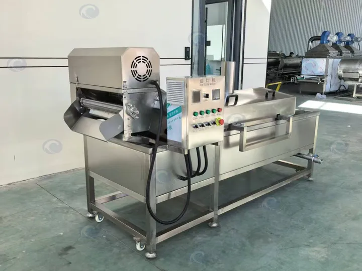 Commercial continuous frying machine