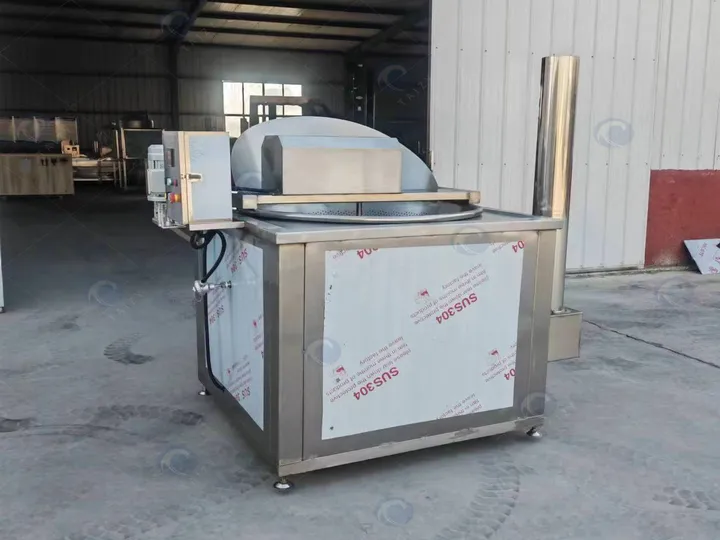Automatic Batch Frying Machine 15 304 stainless steel automatic batch frying machine for snack processing