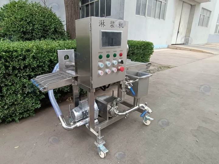 Battering Machine | Automatic Batter Coating For Meat &Amp; Seafood &Amp; Vegetable 5 Commercial food battering equipment