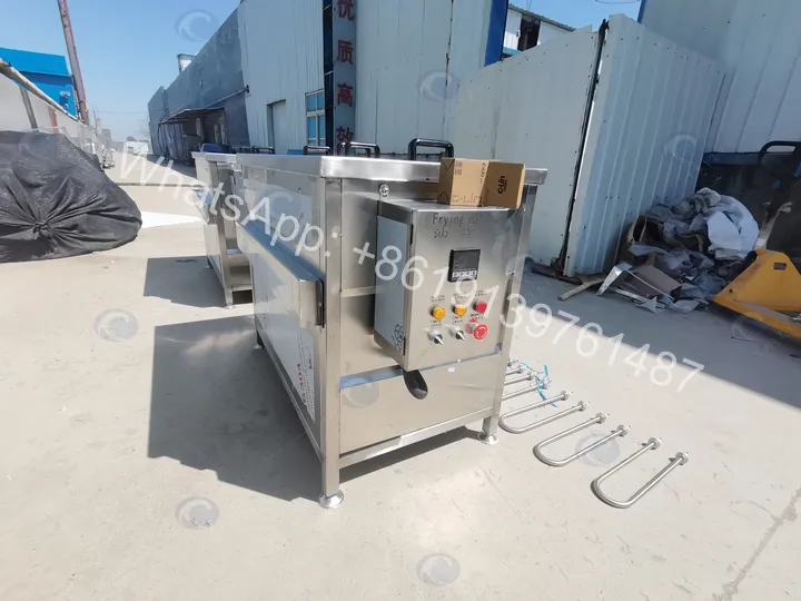 Commercial batch frying machine