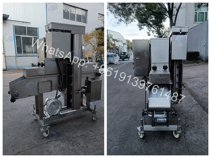 Continuous breading coating equipment