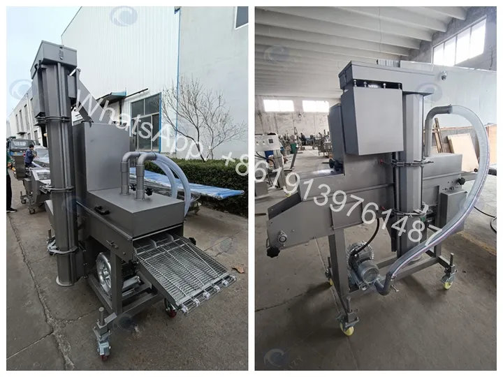 Industrial breading applicator machine