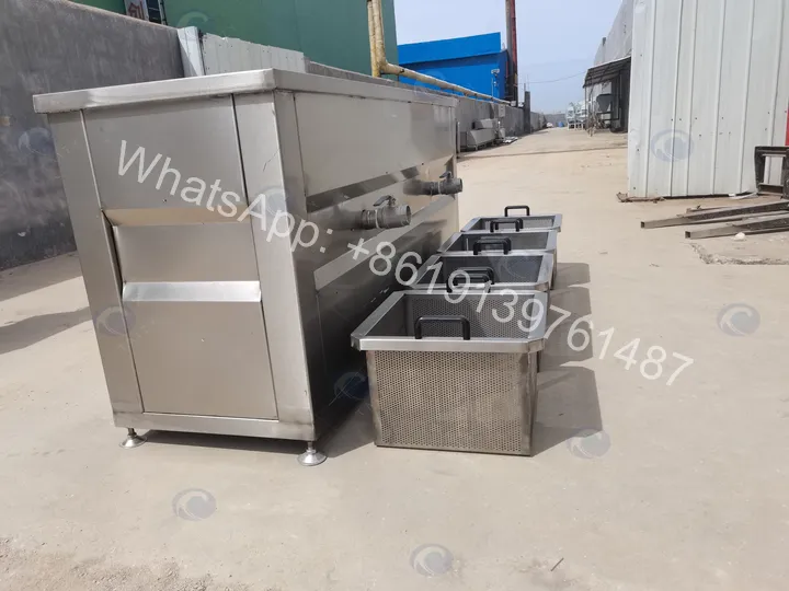 Industrial semi-automatic batch fryer machine