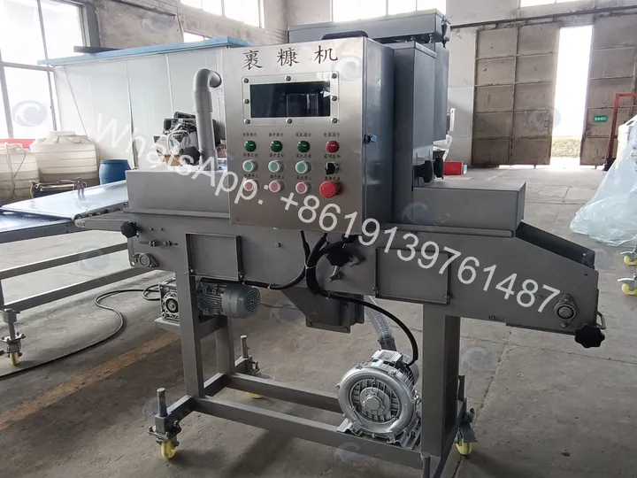 Meat breading machine