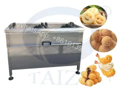 Semi-automatic batch fryer machine