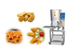 Hamburger patty forming machine